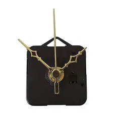 Máquina de Relógio Tic Tac Quartz de Parede 13mm com Ponteiros Universal 5cm Ouro