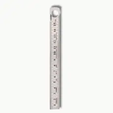 Régua Escala Rígida de Aço Inox 150mm Precisão e Durabilidade