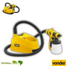 Pistola de Pintura Elétrica Pulverizadora PEV900 Vonder 900W Uso Profissional