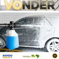Aplicador Snow Foam 400ml para Lavadora Alta Pressão Espuma Automotiva Regulável Pro Vonder