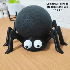 Suporte para Alexa Aranha Echo Dot 4° 5° Geração  - Impressão 3D