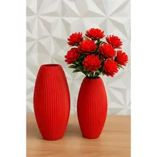 Vaso Decorativo Grande Comprido para Sala Mesa Escritório Decoração 3D