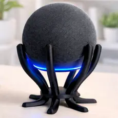 Suporte Alexa Echo Dot 4 e 5 Geração Base Garra Flutuante Decoração Mesa Presente