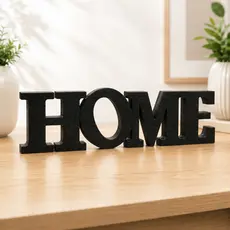Letreiro Home Palavra Decorativa Enfeite para Sala Moderna 3D