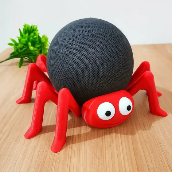 Suporte Alexa Aranha 3D Echo Dot 4° 5° Geração