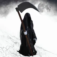 Escultura da Morte Ceifador – Decoração de Halloween - Impressão 3D