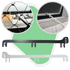 Trava Janela Basculante 3 Níveis Abertura 5cm 18cm 30cm Ventilação Segurança Banheiro