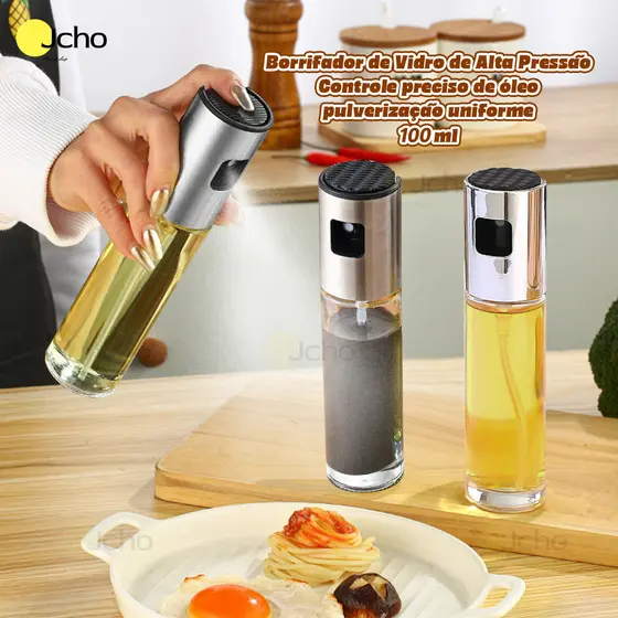 JCHO Spray Borrifador Azeite Vinagre Vidro 100ml Garrafas De óleo