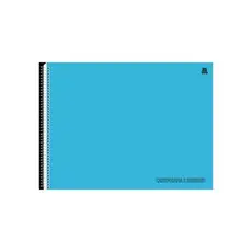 Caderno Cartografia Desenho Capa Lisa Azul Papel Alta Qualidade Esboço Mapa Projeto Profissional