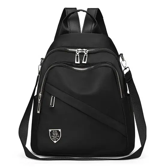 Bolsa mochila feminina Portátil da moda de Poliéster à prova d'água