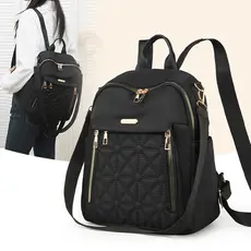 Bolsa mochila feminina Portátil da moda de Poliéster à prova d'água