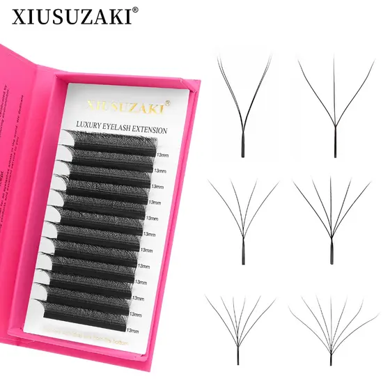 XIUSUZAKI Cílios yy 3D 4D 5D 6D 7D 8D W Floração Automática y Premade Volume Brasileiro Naturais Para Extensão De Cílios