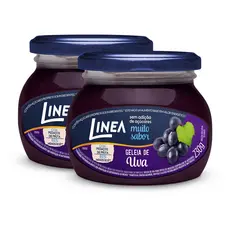 Kit 2 Geleias Linea Sabor Uva de 230g