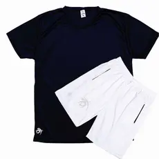 KIT CAMISETA + BERMUDA DRY-FIT ESPORTIVO E CASUAL - TREINO - CORRIDA - ACADEMIA- 3 BOLSO LATERAL COM ZIPER