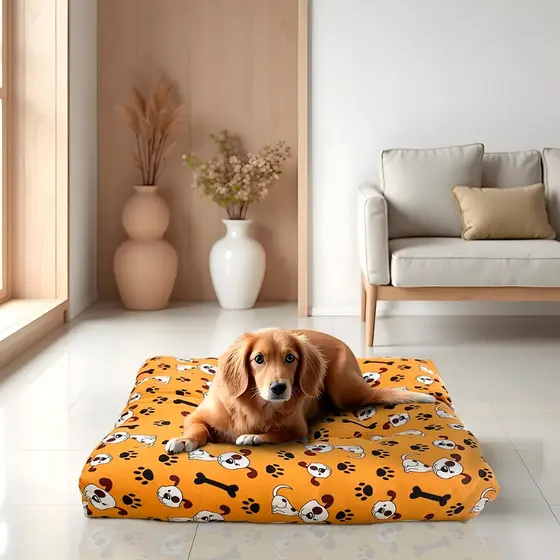 Almofada para Pet Grande em Oxford várias cores