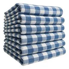 Kit com 5 ou 10 Pano de Chão Xadrez Extra Grande pano de limpeza 75x45 100% Algodão