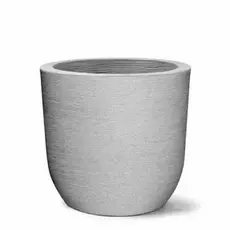 Vaso decorativo cone modelo grafiato casa jardim varanda externa moderno polietileno 19x23