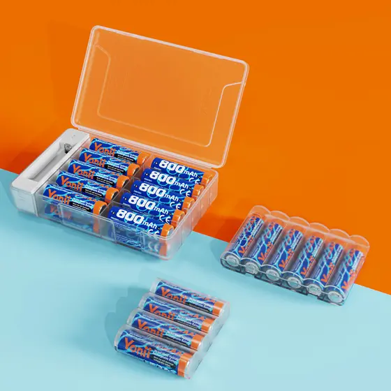 Organizador de Pilhas AAA e AA com Testador de Carga - Alta Capacidade
