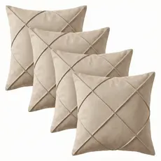 Kit Capas de Almofada Suede 40x40cm com Zíper – Várias Cores | Decoração Sofá e Cama