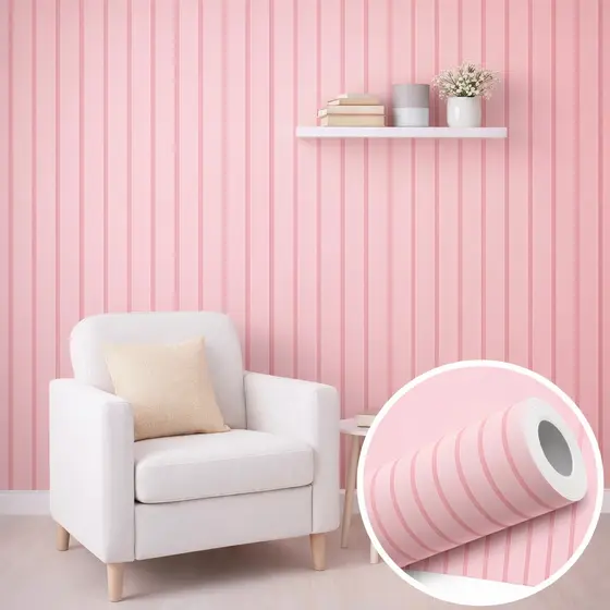 Papel de Parede Ripado Autoadesivo Premium 1/2//3/6/10m por 50 cm  – Luxo e Envio Rápido