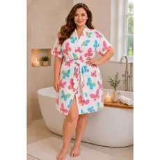 Roupão Plus size Banho XGG(G3) Atoalhado Unissex Adulto Extra Macio
