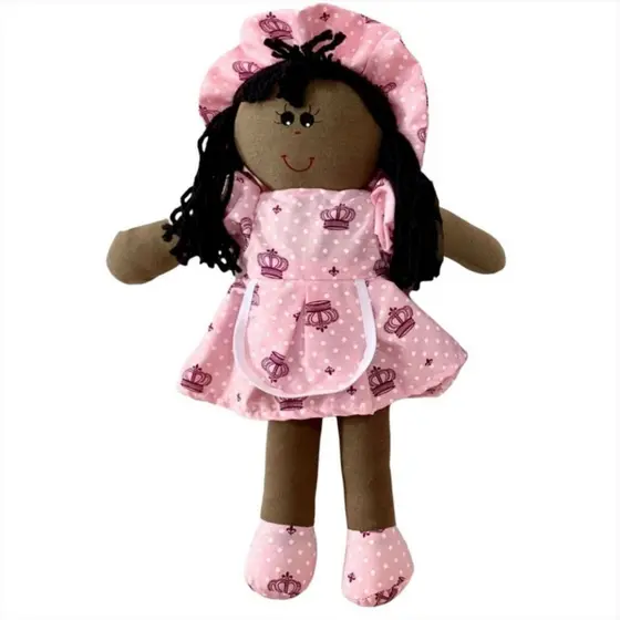 Bonecas de Pano 30 cm Toque Retrô Vários Modelos Meninas e Meninos Antialérgica