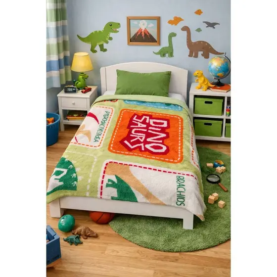 COBERTOR INFANTIL MANTA MICROFIBRA 140X220CM E 0,90X1,10 ANTIALÉRGICO