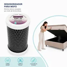 Elimina Cheiro de Mofo em Baú de Cama Absorve Umidade e Elimina Traças - 1 Unidade