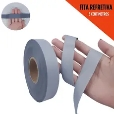 Fita Faixa Refletiva V2 Rolo com 100 metros 5 cm - CHAI
