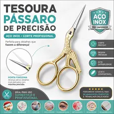 Tesoura Pássaro Alfaiataria - Aço inoxidável - CH