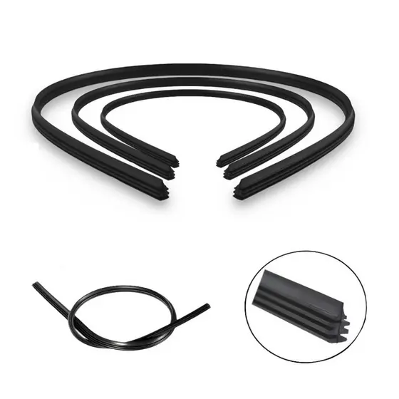 Refil Palheta Limpador De Parabrisa Silicone Proteção Chuva 3 Unid