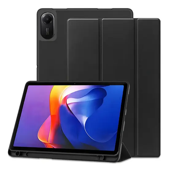 Capa Protetora Para Redmi Pad 2 11" (2025) Silicone TPU Macio de Função Sleep Com Suporte Caneta