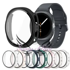 Case Capa Película De Vidro Protetora Para Samsung Galaxy watch 8/9 40mm E 44mm