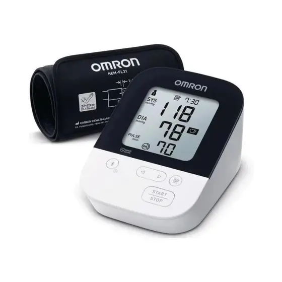 Medidor De Pressão Arterial Braço Hem-7156t Omron/ Evolução Do Omron Hem-7122