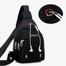 Bolsa Mochila Pochete Grande Transversal Masculino Chest Bags De Ombro Impermeável