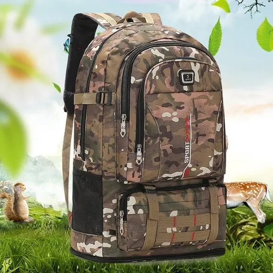 Mochila Militar Exército Reforçada Camuflada Trilha