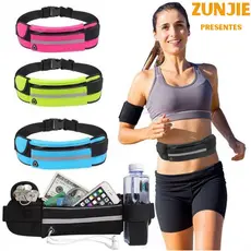 Pochete Fitness Corrida Academia Bike Caminhada Porta Celular E Agua Slim impermeável
