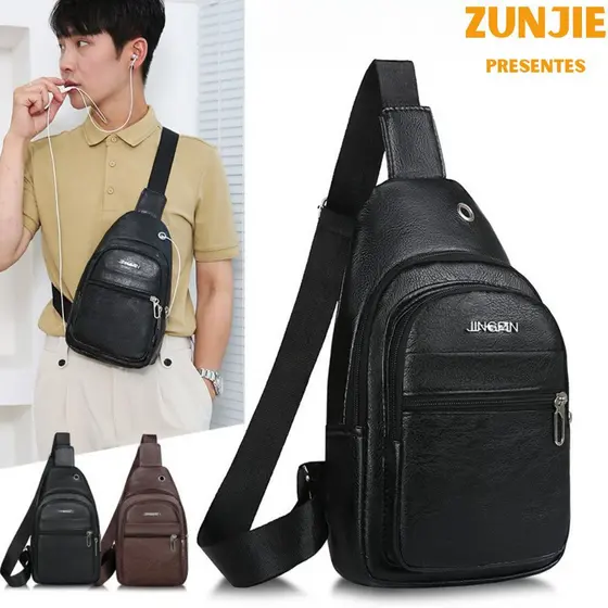 Bag Masculina Tiracolo Modelo Transversal / FTL-X004