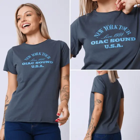 Blusa Feminina Casual Algodão Confortável TS021-C29
