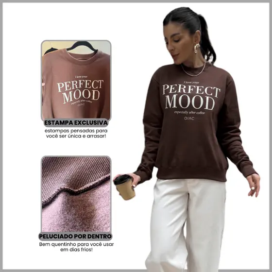 Blusa Moletom Peluciado Inverno ML001