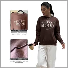 Blusa Moletom Peluciado Inverno ML001
