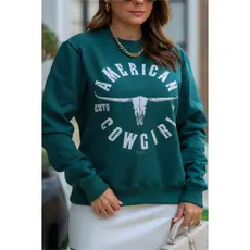 Moletom Peluciada Verde American Cowgirl