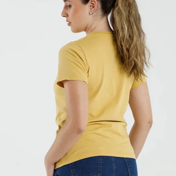 Blusa Feminina Casual Estonada Lisa em Algodão TS001-C3