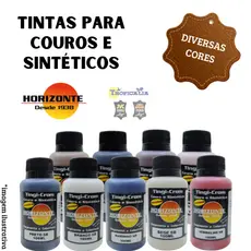 Tinta para Couro e Sintético Tingicrom 100ml– Diversas Cores.