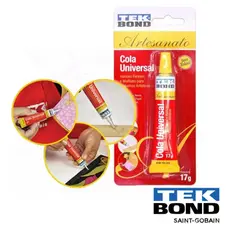Cola TekBond 17g para Artesanato - Resistente à Água e Flexível