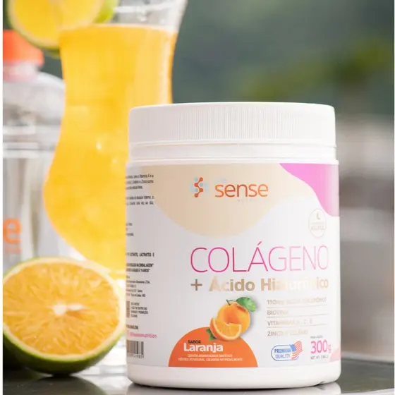 Colágeno Drink + Ácido Hialurônico 300g - LIFE SENSE NUTRITION