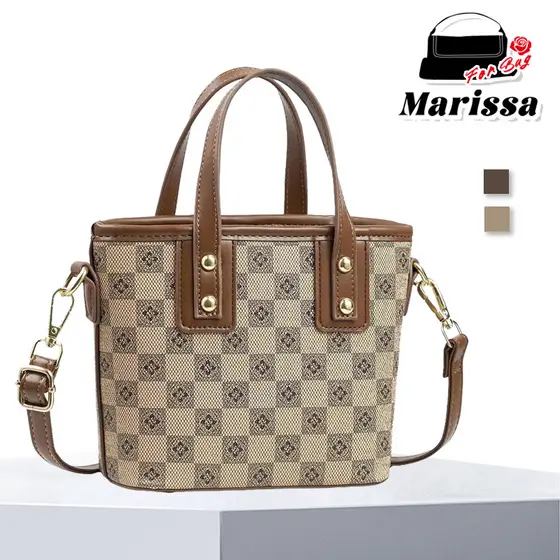 Marissa Bolsa Feminina Bucket com Toque Retrô Bolsa Transversal Sofisticada e Casual Design Premium para Looks Elegantes