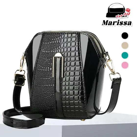 Marissa Bolsa Transversal Design Crocodilo  Sjs3