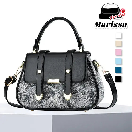 Marissa Bolsa Feminina Estampada Crossbody Ombro e Mão Estilo Sela e Maçã