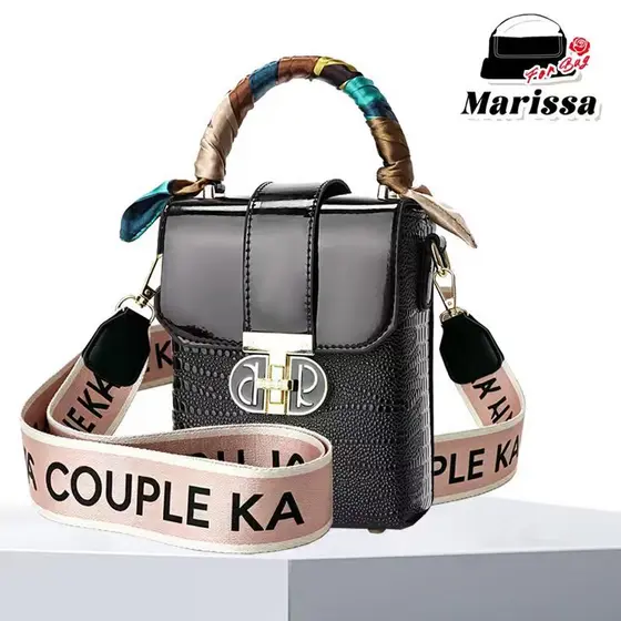 Marissa Bolsa Transversal Feminina Marissa Padrão Crocodilo